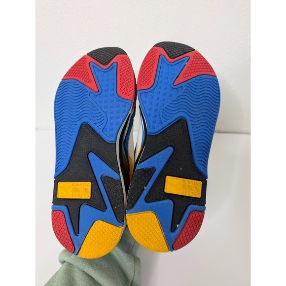 Puma RS-X3 Puzzle Extreme‎ Red Yellow Blue White Running Shoes US 8 371570-04 main image 8
